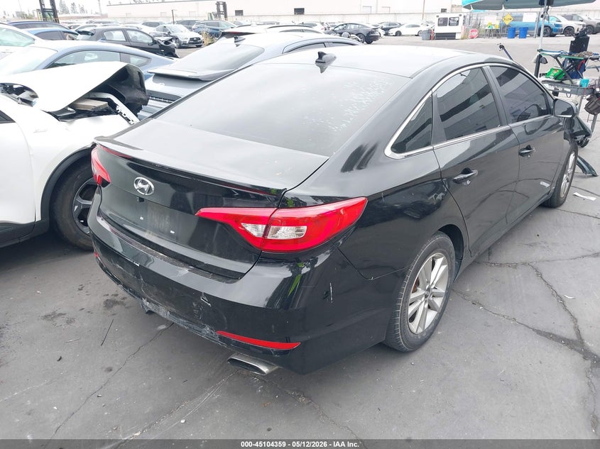 2017 Hyundai Sonata VIN 5NPE24AF0HH572887 IAAI salvage auction — RIGHT FRONT, Salvage Certificate (California), sold $1,350 on 2026-07-19 (photo 4)
