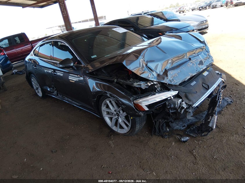 2023 Audi A5 VIN WAUFACF58PA014614 IAAI salvage auction — FRONT END, Salvage (Arizona), sold $3,000 on 2026-07-28 (photo 1)