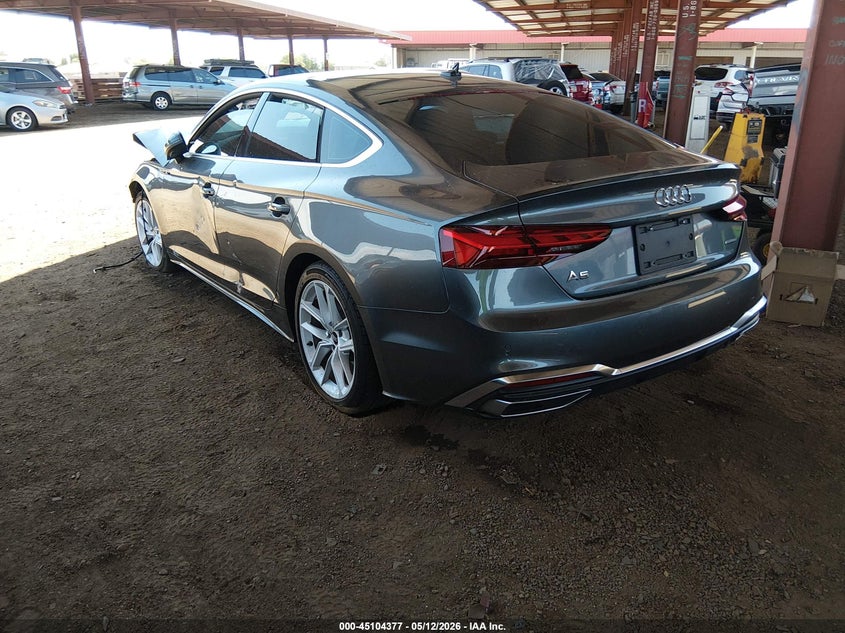 2023 Audi A5 VIN WAUFACF58PA014614 IAAI salvage auction — FRONT END, Salvage (Arizona), sold $3,000 on 2026-07-28 (photo 3)
