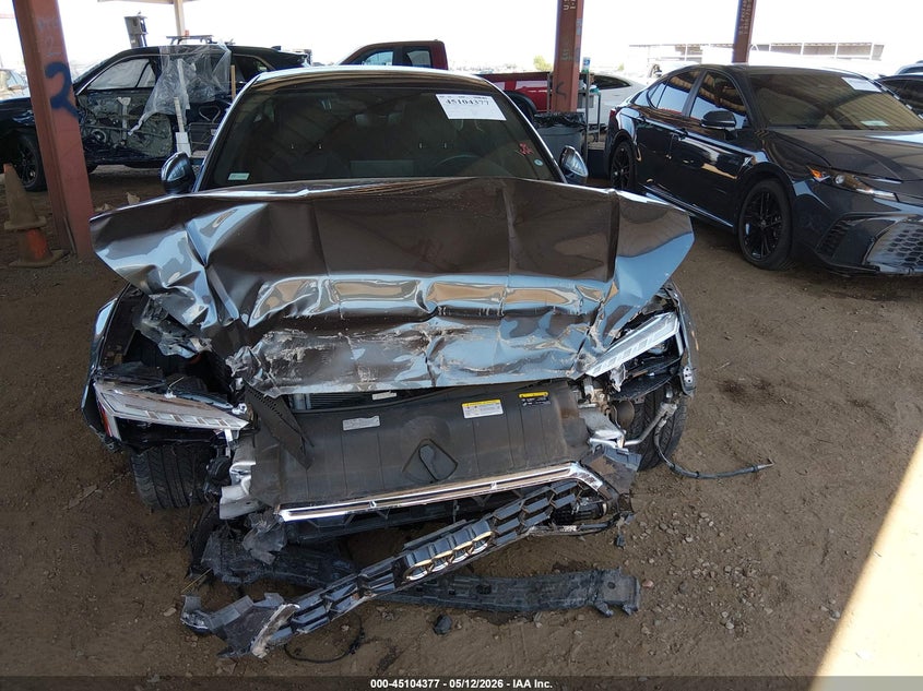 2023 Audi A5 VIN WAUFACF58PA014614 IAAI salvage auction — FRONT END, Salvage (Arizona), sold $3,000 on 2026-07-28 (photo 6)