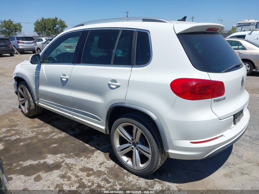 2016 Volkswagen Tiguan VIN WVGAV7AX5GW017602 IAAI salvage auction — FRONT END, Salvage (California), sold $2,900 on 2026-07-16 (photo 3)