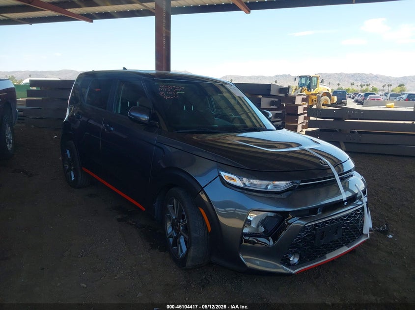 2021 Kia Soul VIN KNDJ63AU4M7789224 IAAI salvage auction — LEFT FRONT, Salvage (Arizona), sold $3,400 on 2026-07-28 (photo 1)