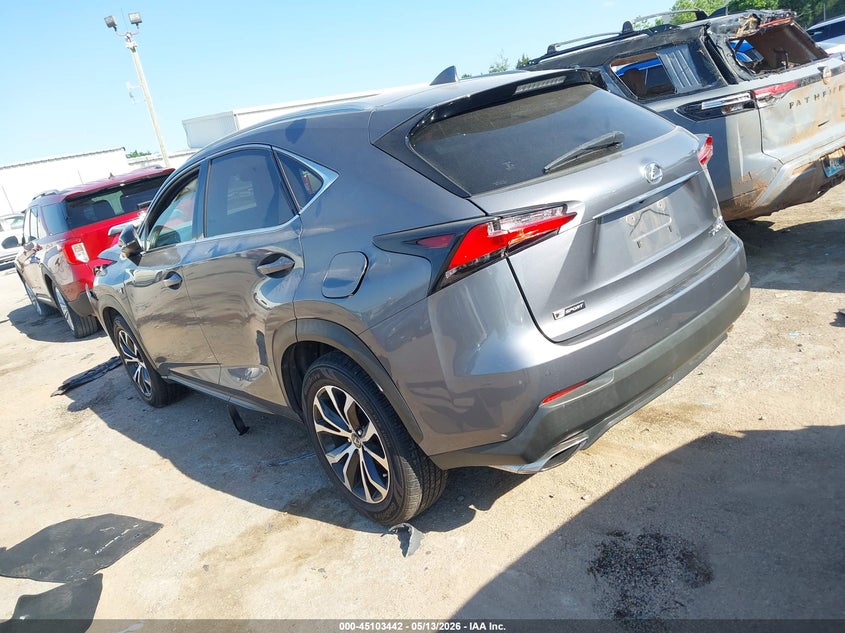 2015 Lexus Nx VIN JTJBARBZ8F2024093 IAAI salvage auction — FRONT END, Junk (Oklahoma), sold $5,000 on 2026-07-15 (photo 3)