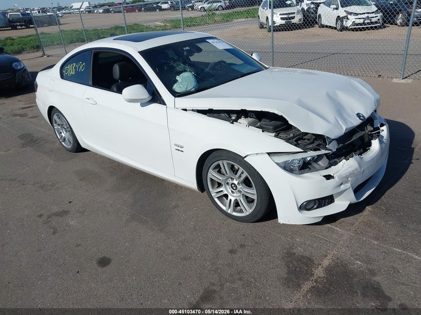 2011 BMW 3 series VIN WBAKF9C51BE672056 IAAI salvage auction — FRONT END, Salvage (Minnesota), sold $2,750 on 2026-07-20 (photo 1)