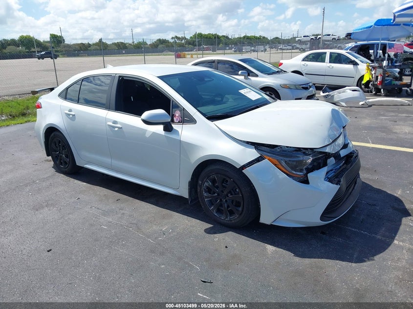 2025 Toyota Corolla VIN 5YFB4MDE4SP318657 IAAI salvage auction — FRONT END, Rebuildable (Florida), sold $6,500 on 2026-07-09 (photo 1)
