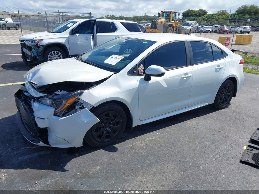 2025 Toyota Corolla VIN 5YFB4MDE4SP318657 IAAI salvage auction — FRONT END, Rebuildable (Florida), sold $6,500 on 2026-07-09 (photo 2)