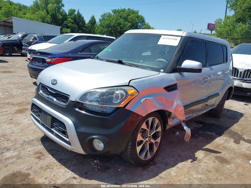 2013 Kia Soul VIN KNDJT2A68D7549937 IAAI salvage auction — RIGHT SIDE, Salvage (Oklahoma), sold $375 on 2026-07-15 (photo 2)