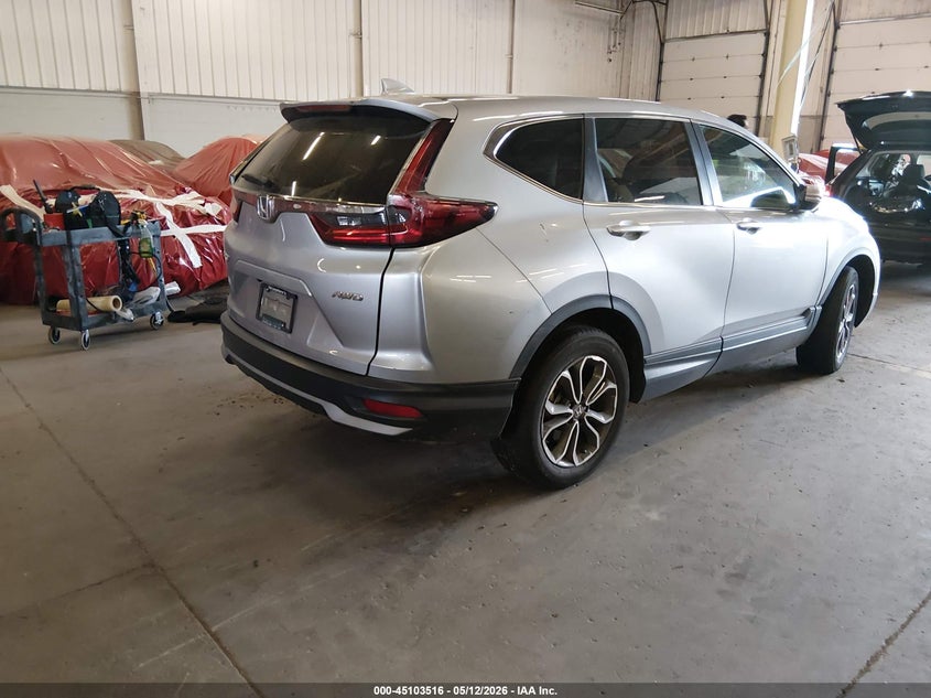 2022 Honda Cr-v VIN 7FARW2H51NE015556 IAAI salvage auction — LEFT SIDE, Salvage (Oregon), sold $8,850 on 2026-07-23 (photo 4)