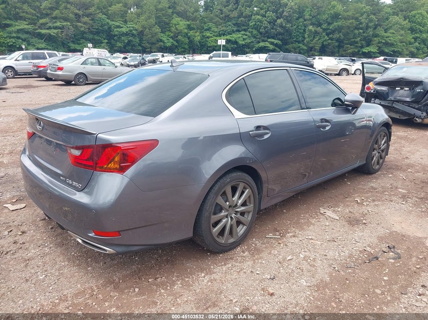 2013 Lexus Gs VIN JTHCE1BL1D5007199 IAAI salvage auction — FRONT END, Salvage (Alabama), sold $2,100 on 2026-07-15 (photo 4)