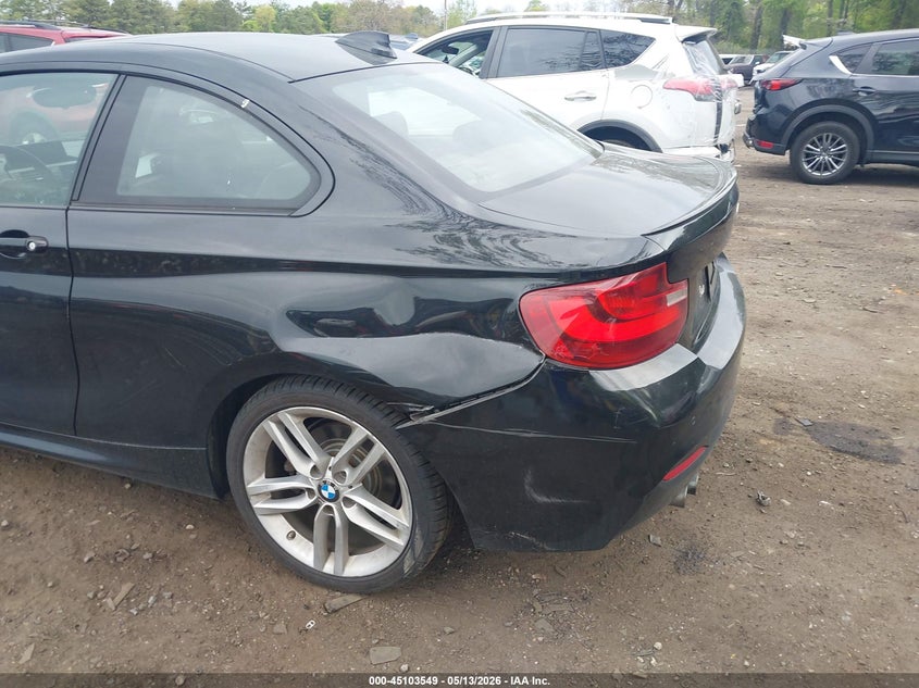 2014 BMW 2er VIN WBA1F5C5XEV255866 IAAI salvage auction — REAR END, Mv-907A (New York), sold $1,050 on 2026-07-28 (photo 6)