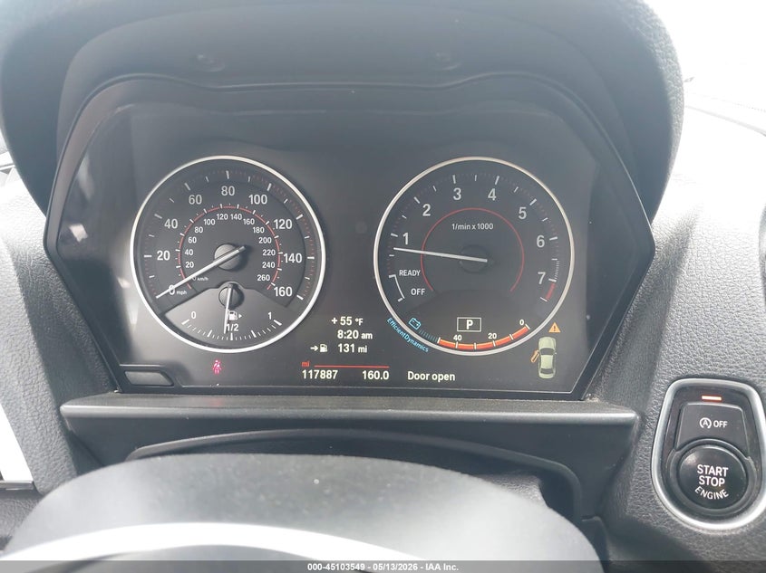 2014 BMW 2er VIN WBA1F5C5XEV255866 IAAI salvage auction — REAR END, Mv-907A (New York), sold $1,050 on 2026-07-28 (photo 7)