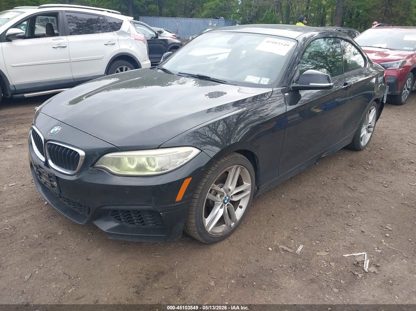 2014 BMW 2er VIN WBA1F5C5XEV255866 IAAI salvage auction — REAR END, Mv-907A (New York), sold $1,050 on 2026-07-28 (photo 2)