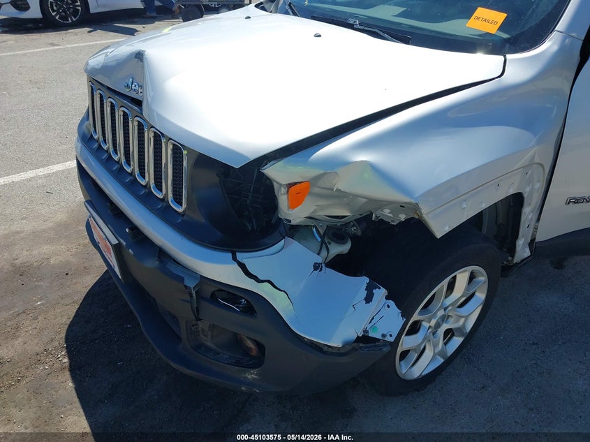 2015 Jeep Renegade VIN ZACCJBBT8FPB47926 IAAI salvage auction — FRONT END, Clear (Indiana), sold $800 on 2026-07-10 (photo 6)