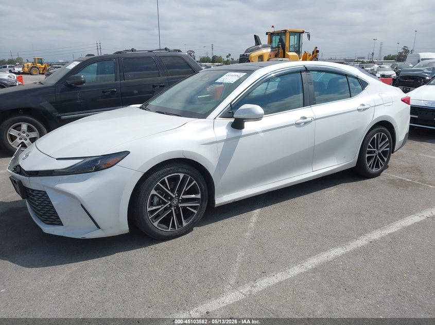 2025 Toyota Camry VIN 4T1DBADK3SU013457 IAAI salvage auction — RIGHT FRONT, Wait Title, sold $11,900 on 2026-07-31 (photo 2)