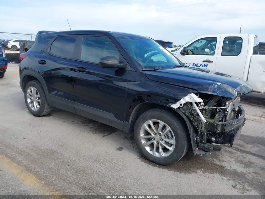 2024 Chevrolet Trailblazer VIN KL79MMS2XRB133509 IAAI salvage auction — FRONT END, Original (Texas), sold $6,500 on 2026-07-16 (photo 1)