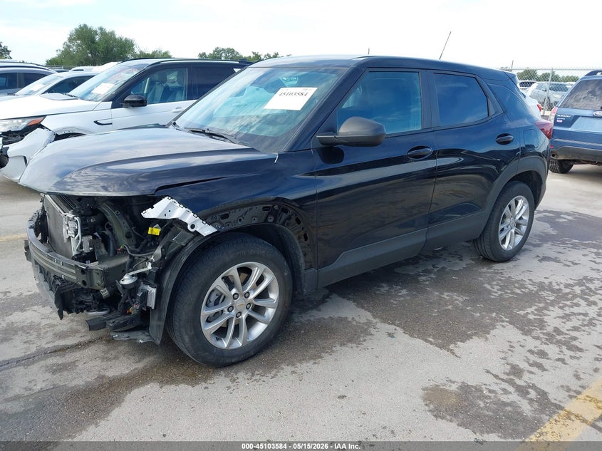 2024 Chevrolet Trailblazer VIN KL79MMS2XRB133509 IAAI salvage auction — FRONT END, Original (Texas), sold $6,500 on 2026-07-16 (photo 2)