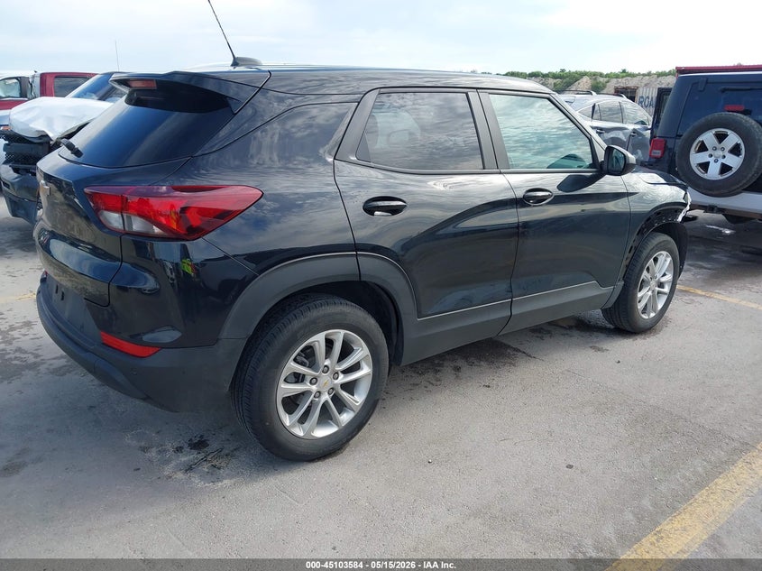 2024 Chevrolet Trailblazer VIN KL79MMS2XRB133509 IAAI salvage auction — FRONT END, Original (Texas), sold $6,500 on 2026-07-16 (photo 4)