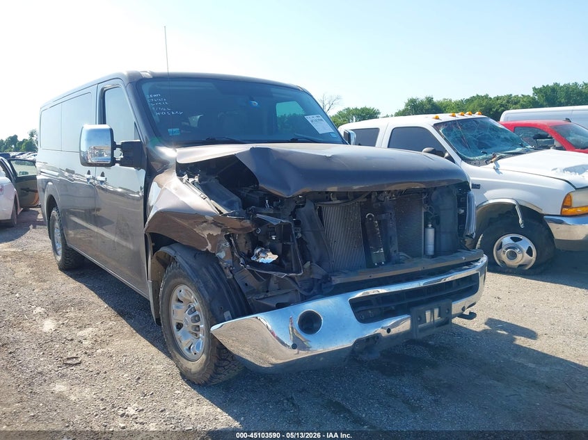 2018 Nissan VIN 5BZAF0AA8JN850330 IAAI salvage auction — FRONT END, Original (Texas), sold $25 on 2026-07-10 (photo 1)