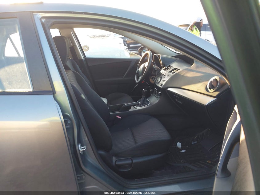 2012 Mazda 3 VIN JM1BL1L72C1664281 IAAI salvage auction — RIGHT FRONT, Salvage (Texas), sold $300 on 2026-07-09 (photo 5)