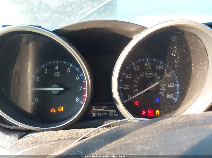 2012 Mazda 3 VIN JM1BL1L72C1664281 IAAI salvage auction — RIGHT FRONT, Salvage (Texas), sold $300 on 2026-07-09 (photo 7)