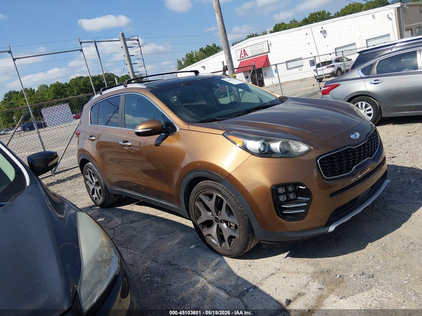 2017 Kia Sportage VIN KNDPR3A64H7099319 IAAI salvage auction — NORMAL WEAR, Clear (Georgia), sold $1,950 on 2026-07-29 (photo 1)