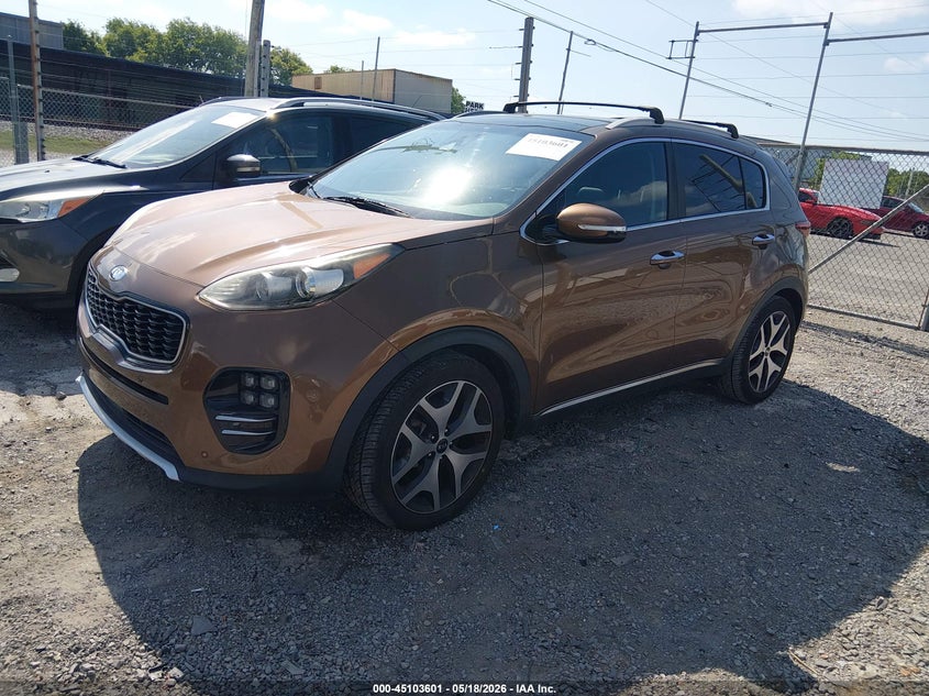 2017 Kia Sportage VIN KNDPR3A64H7099319 IAAI salvage auction — NORMAL WEAR, Clear (Georgia), sold $1,950 on 2026-07-29 (photo 2)