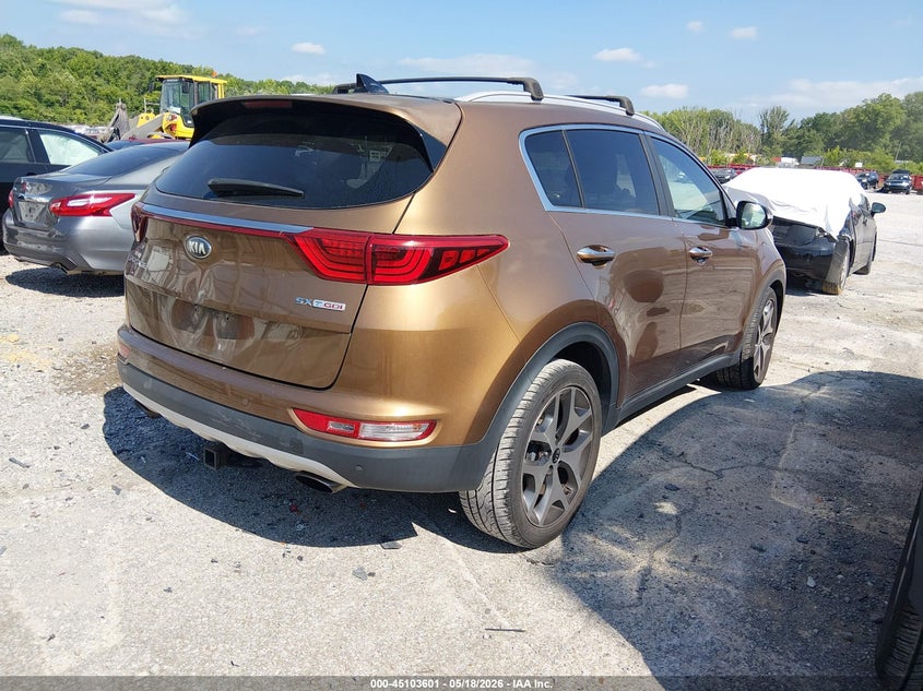 2017 Kia Sportage VIN KNDPR3A64H7099319 IAAI salvage auction — NORMAL WEAR, Clear (Georgia), sold $1,950 on 2026-07-29 (photo 4)