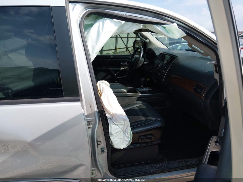 2015 Nissan Armada VIN 5N1BA0NE1FN608367 IAAI salvage auction — FRONT END, Clear (Arkansas), sold $450 on 2026-07-09 (photo 5)