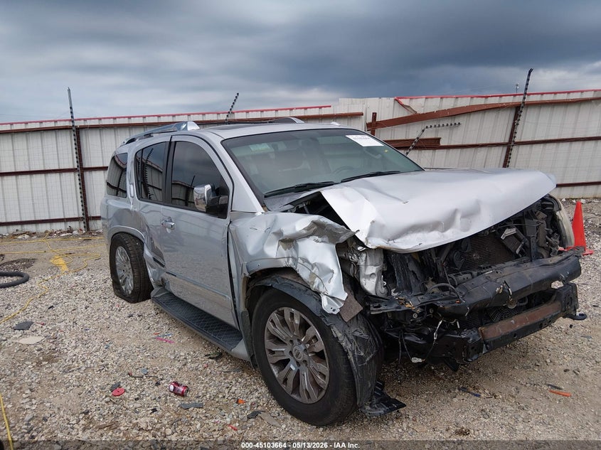 2015 Nissan Armada VIN 5N1BA0NE1FN608367 IAAI salvage auction — FRONT END, Clear (Arkansas), sold $450 on 2026-07-09 (photo 6)