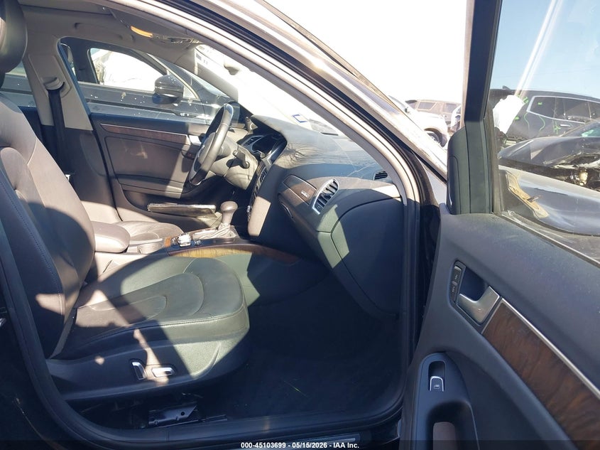2015 Audi A4 VIN WAUFFAFL9FN025164 IAAI salvage auction — RIGHT FRONT, Original (Texas), sold $1,650 on 2026-07-07 (photo 5)