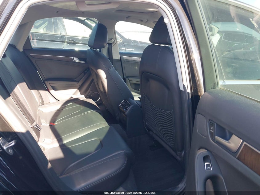 2015 Audi A4 VIN WAUFFAFL9FN025164 IAAI salvage auction — RIGHT FRONT, Original (Texas), sold $1,650 on 2026-07-07 (photo 8)