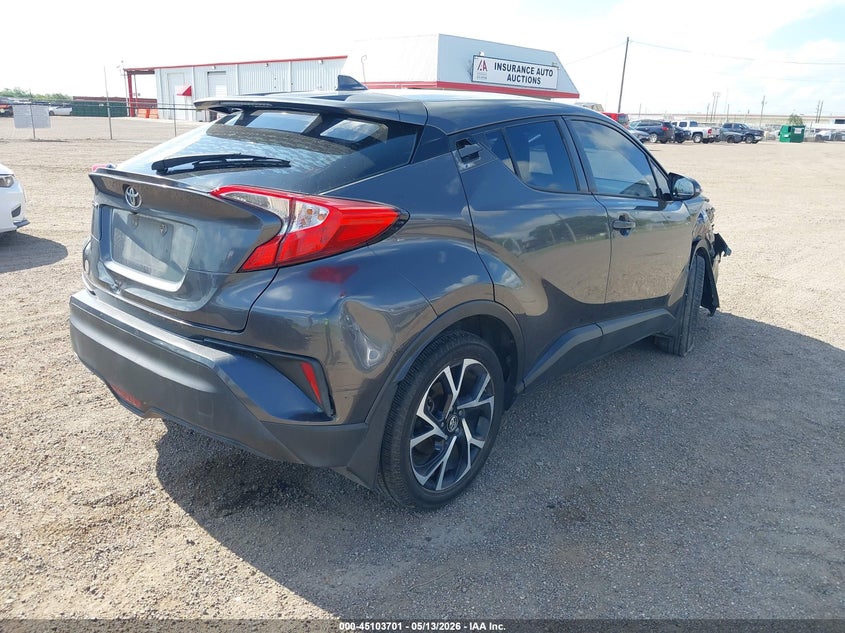 2018 Toyota C-hr VIN NMTKHMBX9JR045468 IAAI salvage auction — RIGHT FRONT, Salvage Title, sold $4,550 on 2026-08-01 (photo 4)
