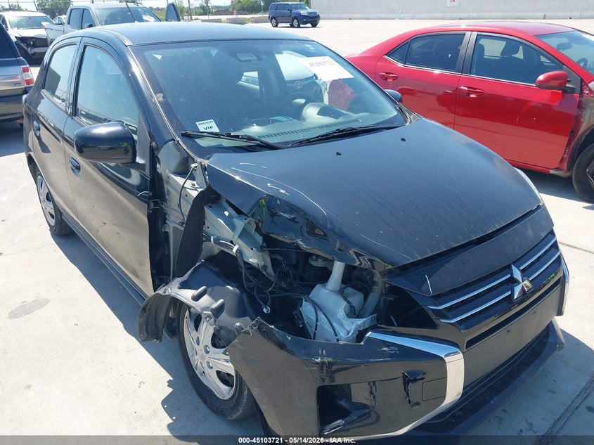 2022 Mitsubishi Mirage VIN ML32AUHJ4NH005126 IAAI salvage auction — FRONT END, Original (Texas), sold $2,450 on 2026-07-24 (photo 6)