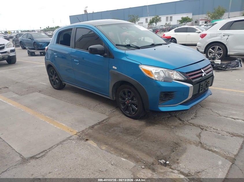 2023 Mitsubishi Mirage VIN ML32AWHJ6PH001383 IAAI salvage auction — SIDE, Salvage Title, sold $1,650 on 2026-07-20 (photo 1)