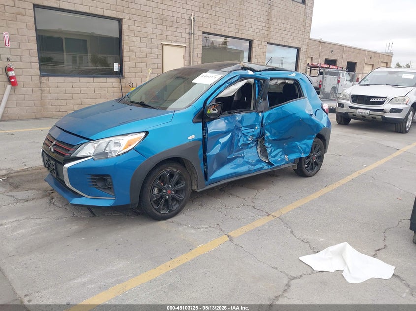 2023 Mitsubishi Mirage VIN ML32AWHJ6PH001383 IAAI salvage auction — SIDE, Salvage Title, sold $1,650 on 2026-07-20 (photo 2)