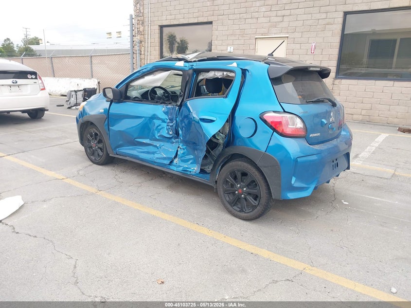 2023 Mitsubishi Mirage VIN ML32AWHJ6PH001383 IAAI salvage auction — SIDE, Salvage Title, sold $1,650 on 2026-07-20 (photo 3)