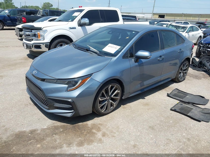 2020 Toyota Corolla VIN 5YFS4RCE0LP051999 IAAI salvage auction — REAR END, Original (Texas), sold $9,125 on 2026-07-15 (photo 2)