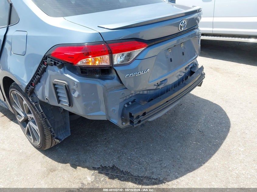 2020 Toyota Corolla VIN 5YFS4RCE0LP051999 IAAI salvage auction — REAR END, Original (Texas), sold $9,125 on 2026-07-15 (photo 6)