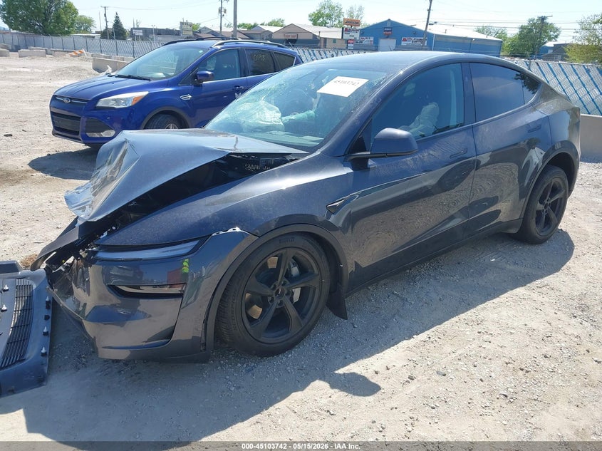 2026 Tesla Model y VIN 7SAYGDED8TA441821 IAAI salvage auction — BIOHAZARD/CHEMICAL, Salvage (Illinois), sold $7,400 on 2026-07-17 (photo 2)
