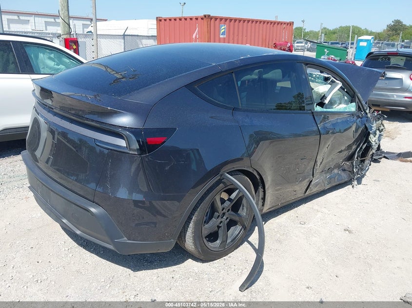 2026 Tesla Model y VIN 7SAYGDED8TA441821 IAAI salvage auction — BIOHAZARD/CHEMICAL, Salvage (Illinois), sold $7,400 on 2026-07-17 (photo 4)
