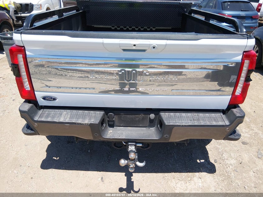 2023 Ford F350 VIN 1FT8W3DT6PED20105 IAAI salvage auction — EXTERIOR BURN, Salvage (Texas), sold $30,500 on 2026-07-28 (photo 8)