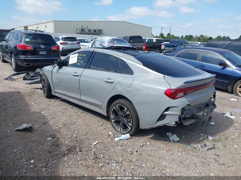 2022 Kia K5 VIN 5XXG64J25NG123027 IAAI salvage auction — ALL OVER, Non-Repairable (Texas), sold $225 on 2026-07-30 (photo 3)