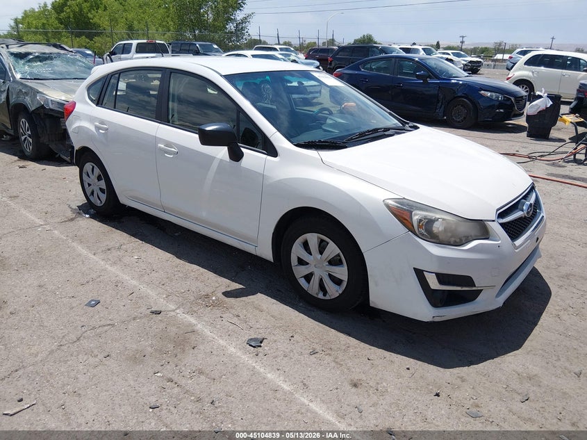 2016 Subaru Impreza VIN JF1GPAA68G9349602 IAAI salvage auction — REAR END, Salvage (New Mexico), sold $1,400 on 2026-07-06 (photo 1)