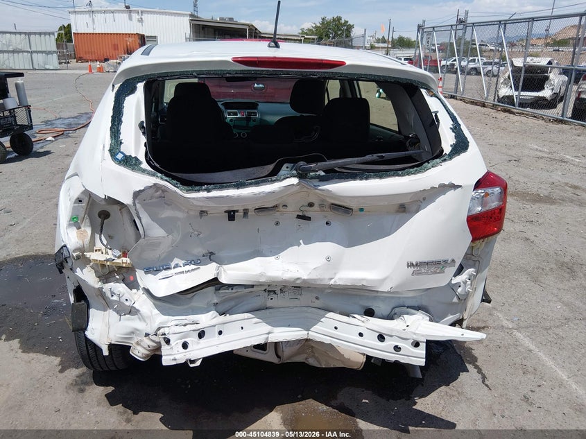 2016 Subaru Impreza VIN JF1GPAA68G9349602 IAAI salvage auction — REAR END, Salvage (New Mexico), sold $1,400 on 2026-07-06 (photo 6)