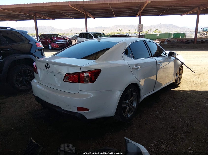 2013 Lexus Is VIN JTHBF5C22D5187704 IAAI salvage auction — RIGHT FRONT, Salvage (Arizona), sold $725 on 2026-07-14 (photo 4)