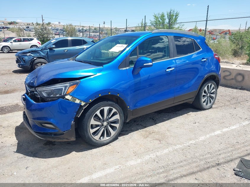 2018 Buick Encore VIN KL4CJCSB5JB527851 IAAI salvage auction — FRONT & REAR, Salvage (New Mexico), sold $25 on 2026-07-27 (photo 2)