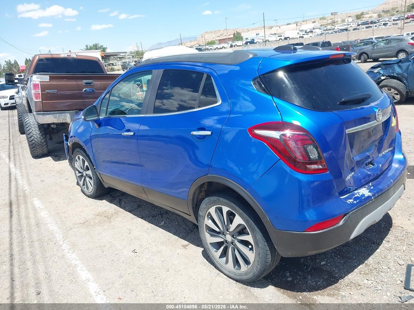 2018 Buick Encore VIN KL4CJCSB5JB527851 IAAI salvage auction — FRONT & REAR, Salvage (New Mexico), sold $25 on 2026-07-27 (photo 3)
