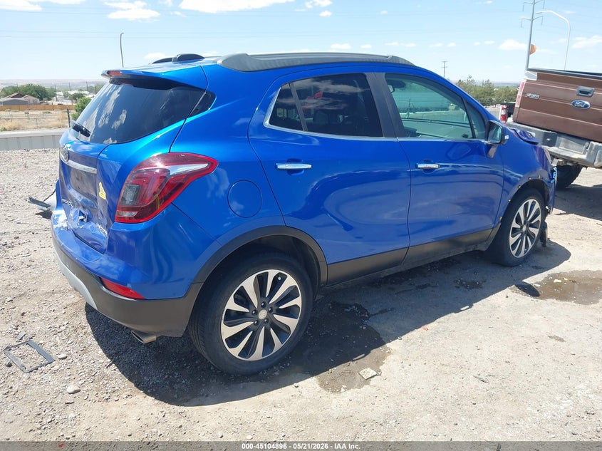 2018 Buick Encore VIN KL4CJCSB5JB527851 IAAI salvage auction — FRONT & REAR, Salvage (New Mexico), sold $25 on 2026-07-27 (photo 4)