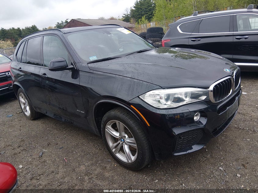 2015 BMW X5 VIN 5UXKR0C55F0P07690 IAAI salvage auction — LEFT SIDE, Salvage (Massachusetts), sold $4,600 on 2026-07-10 (photo 1)