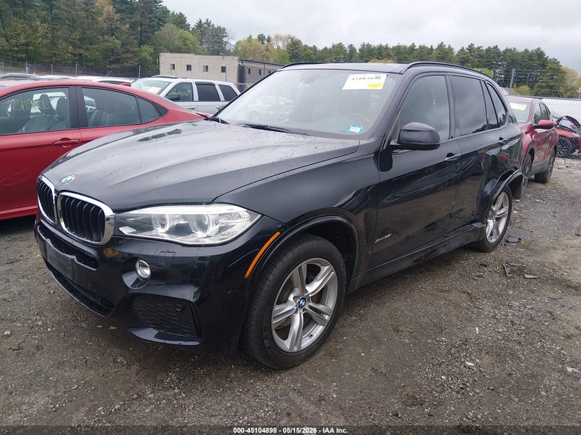 2015 BMW X5 VIN 5UXKR0C55F0P07690 IAAI salvage auction — LEFT SIDE, Salvage (Massachusetts), sold $4,600 on 2026-07-10 (photo 2)